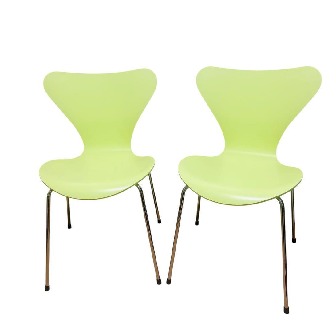 【希少廃盤カラー】 FRITZ HANSEN　セブンチェア　レモンライム