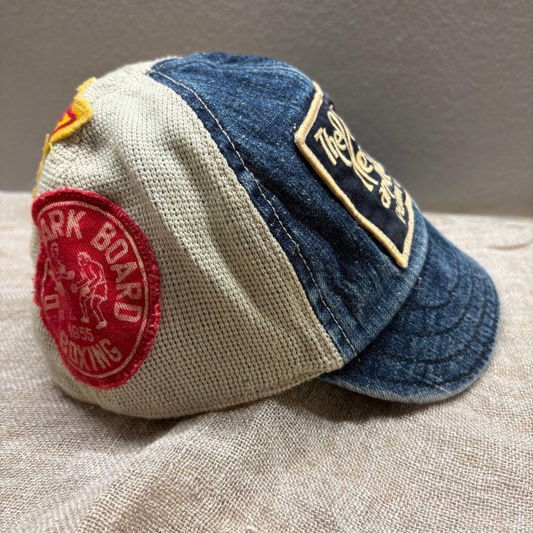 デニム&ダンガリー　ワッペン　パッチ　デニムメッシュキャップ　サイズ52