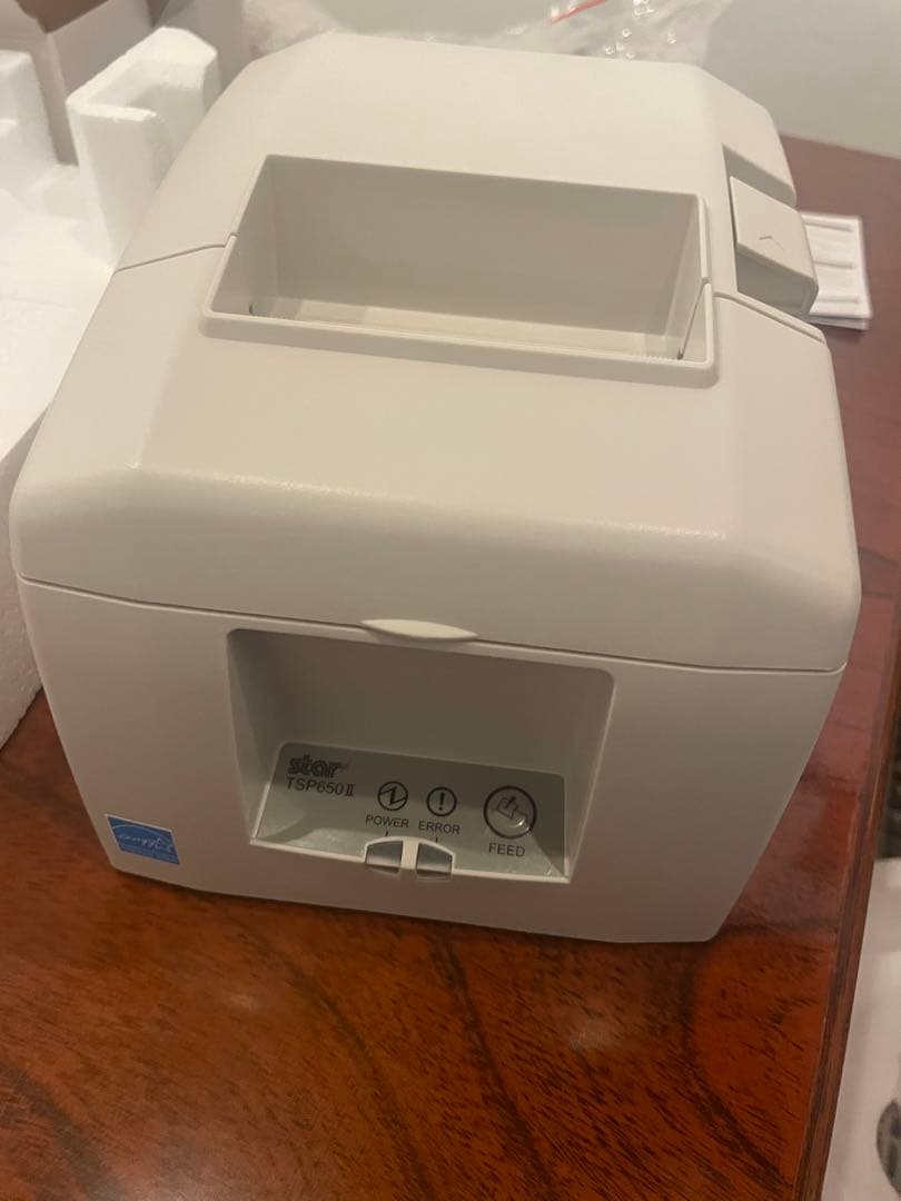 【格安】レジ業務用プリンター スター精密　ホワイト　レシート