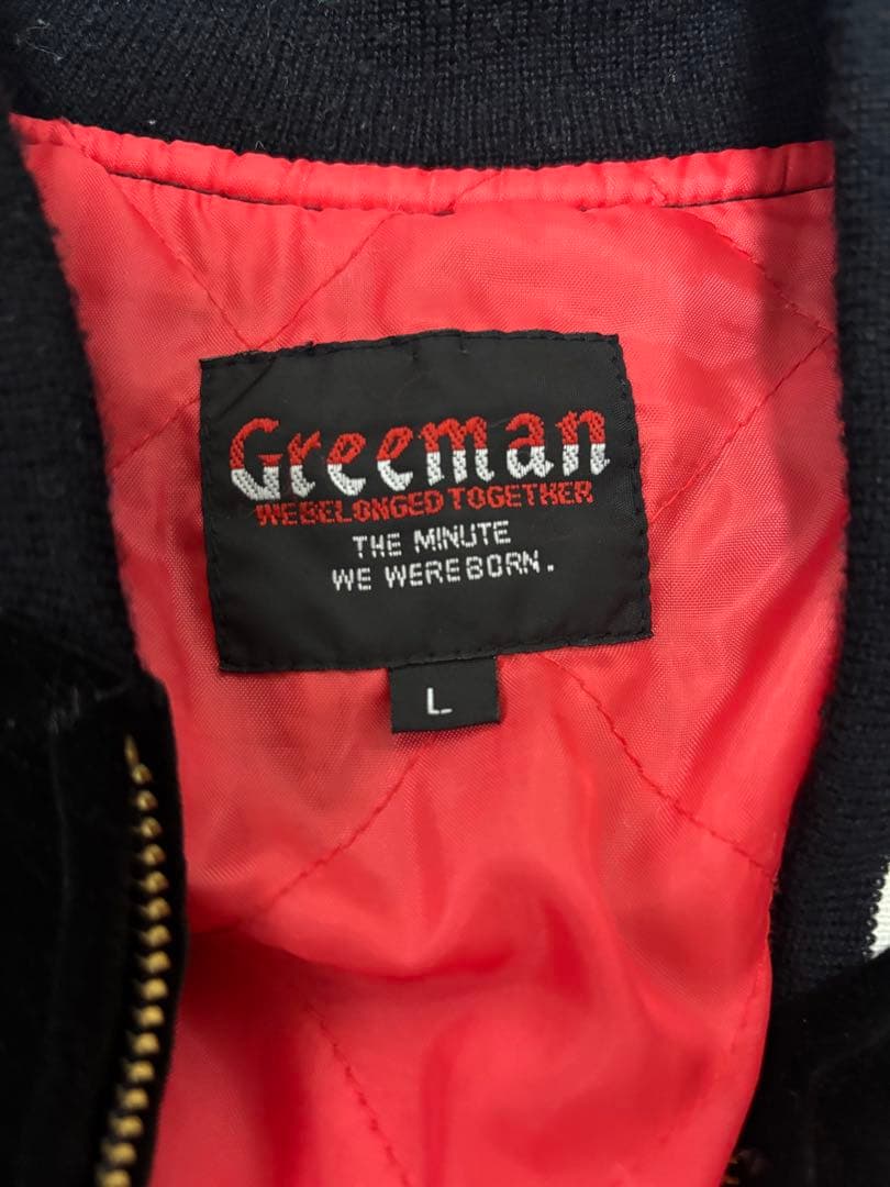 JJJ スカジャン　アメカジ　鷲　ドラゴン　別珍 キルティング