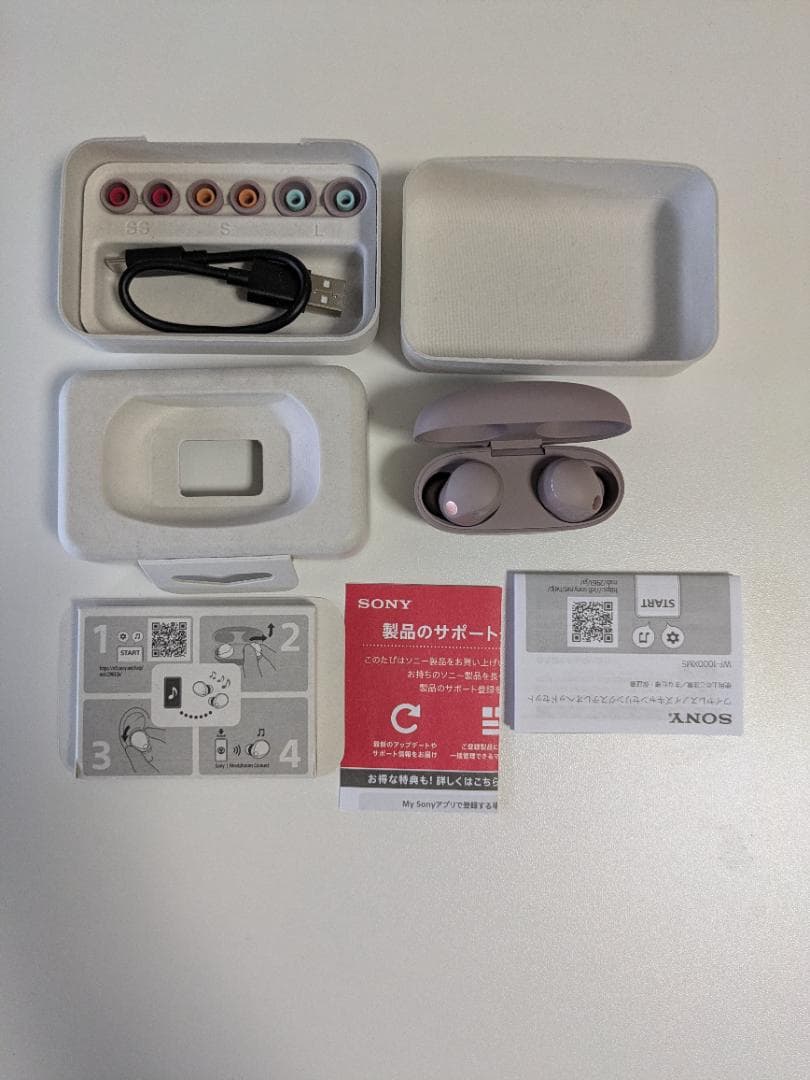 り*お様 【極美品】SONY WF-1000XM5プラチナシルバーソニーストア購