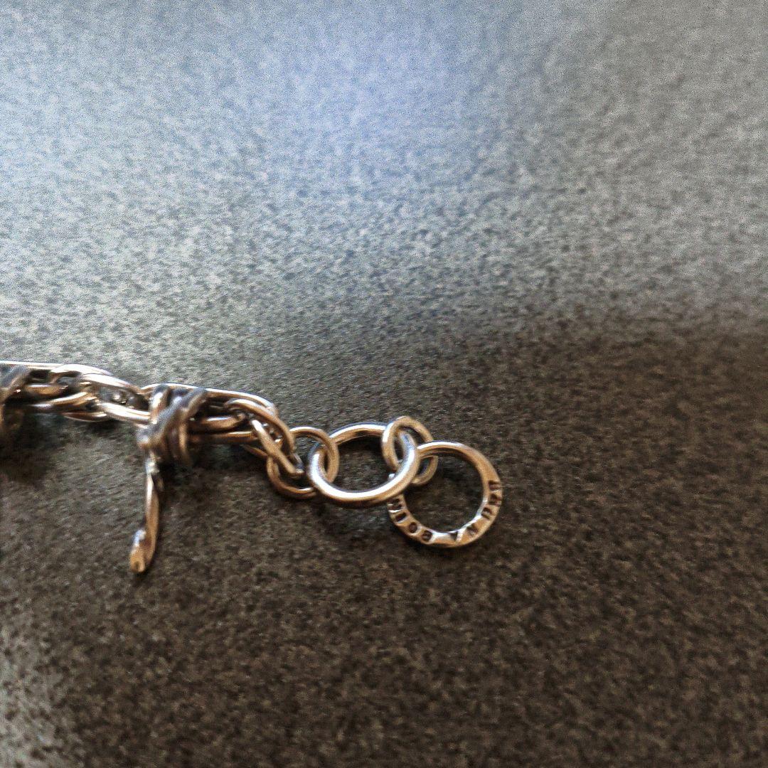 ブルーナボイン　有刺鉄線ブレスレット