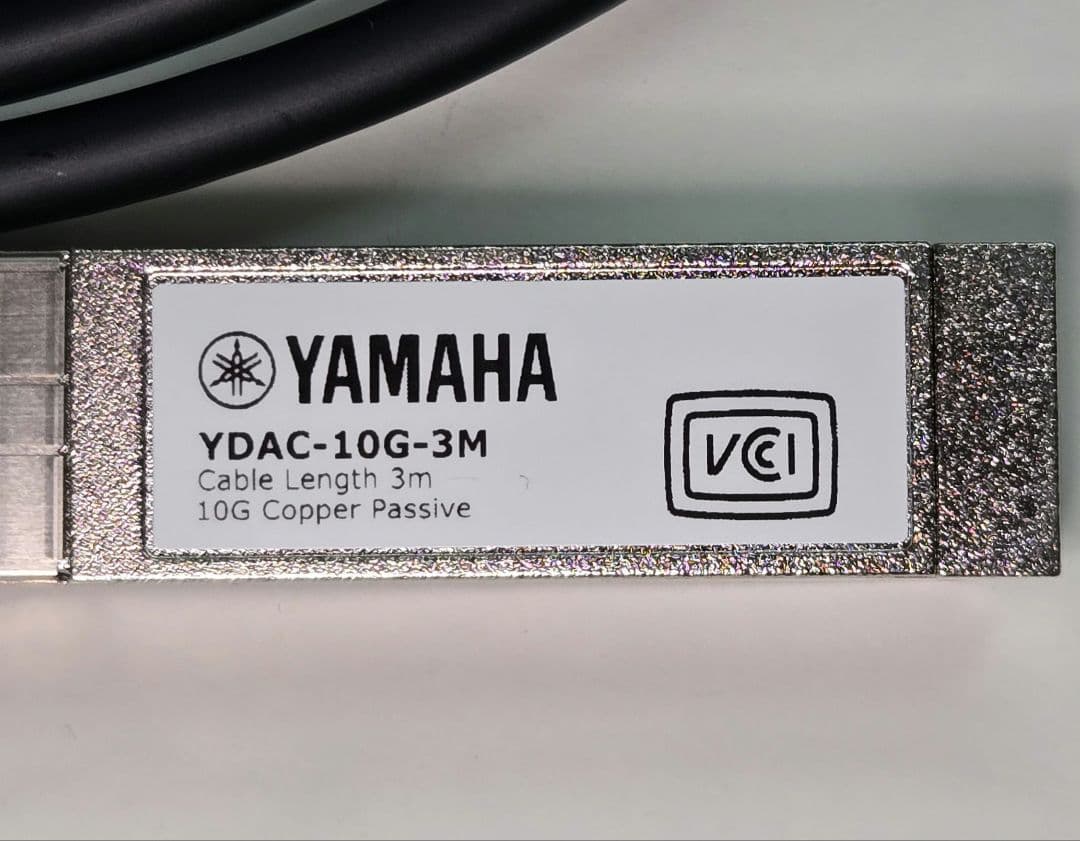 【中古】YAMAHA YDAC-10G-3M ダイレクトアタッチケーブル SFP