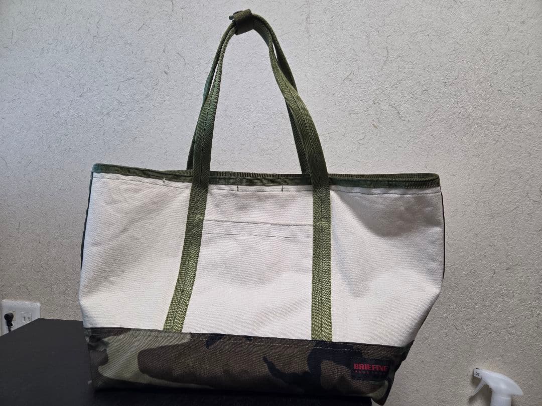ブリーフィング トートバッグ キャンバス 迷彩 大型