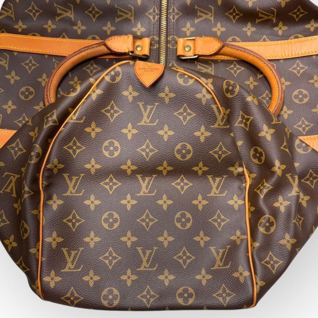 ルイヴィトン　モノグラム　キーポル50　ボストンバッグ　ブラウン　旅行