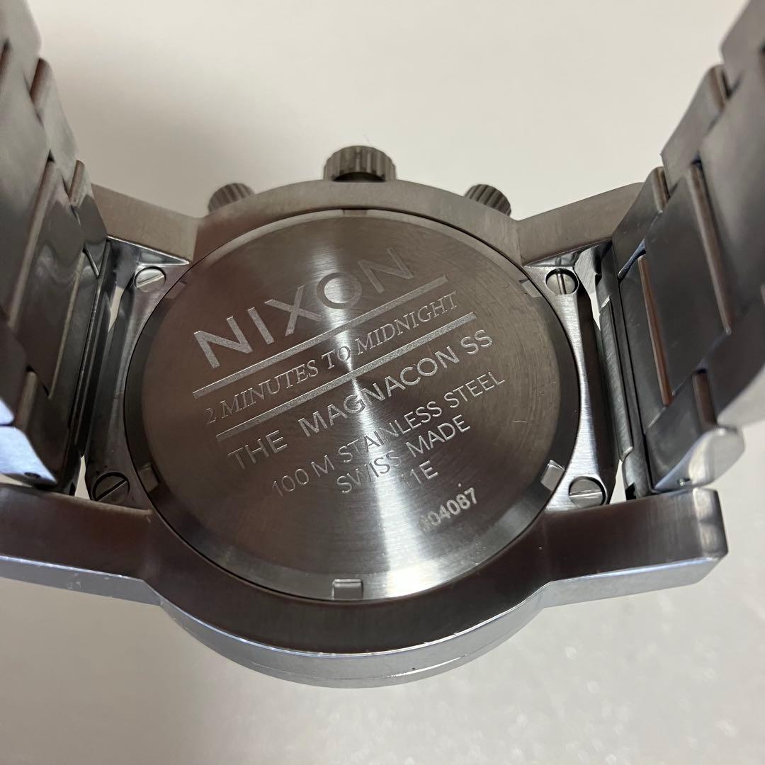 【美品】NIXON ニクソン MAGNACON SS クォーツ メンズ腕時計