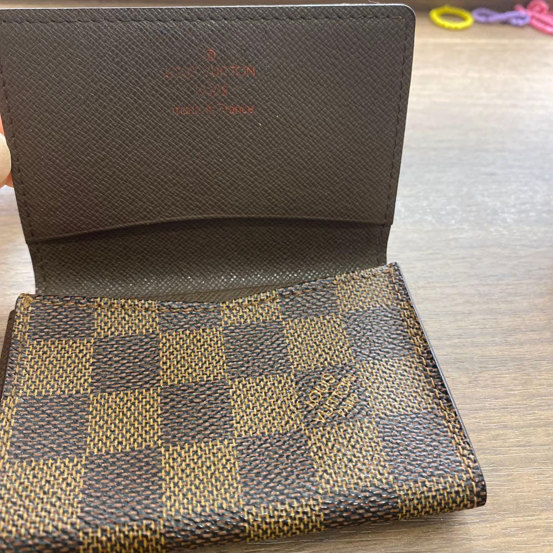 り*く様 Louis Vuitton ダミエ名刺入れ