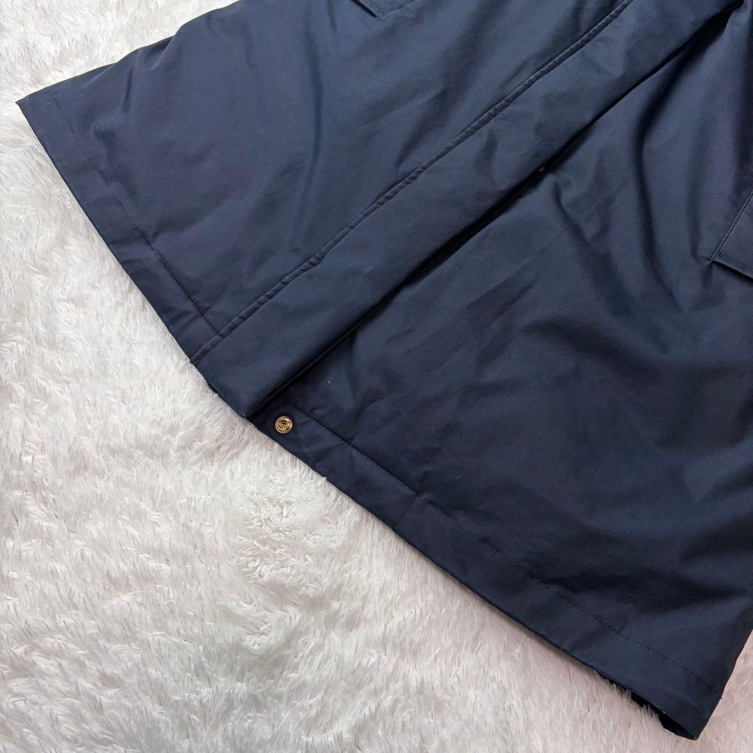 ウールリッチ ボウブリッジ 3WAY ダウンコート ラビットファー ネイビー 紺