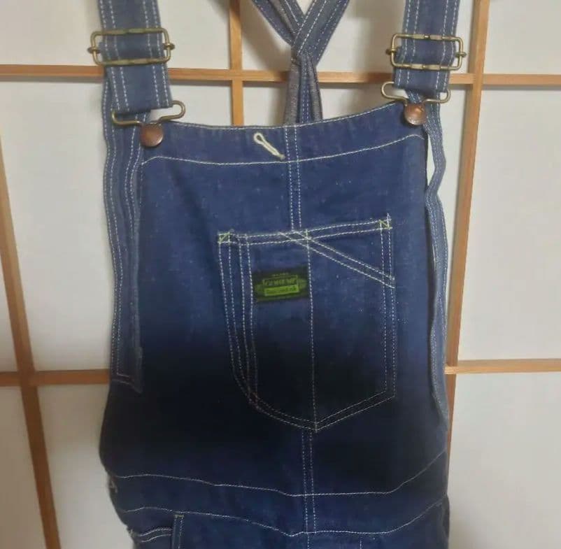 ゴーヘンプ　オーバーオール　美品