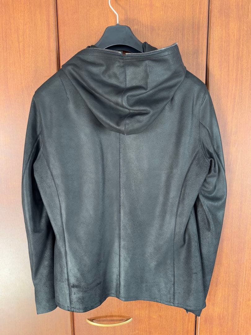 ISAMU KATAYAMA BACKLASH レザーフードジャケット　美品