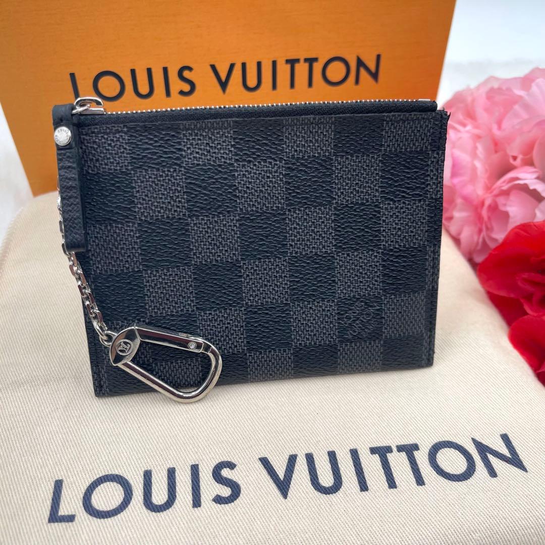 ルイヴィトン　ダミエ　グラフィット　モデュラブル　ケース　小銭　820