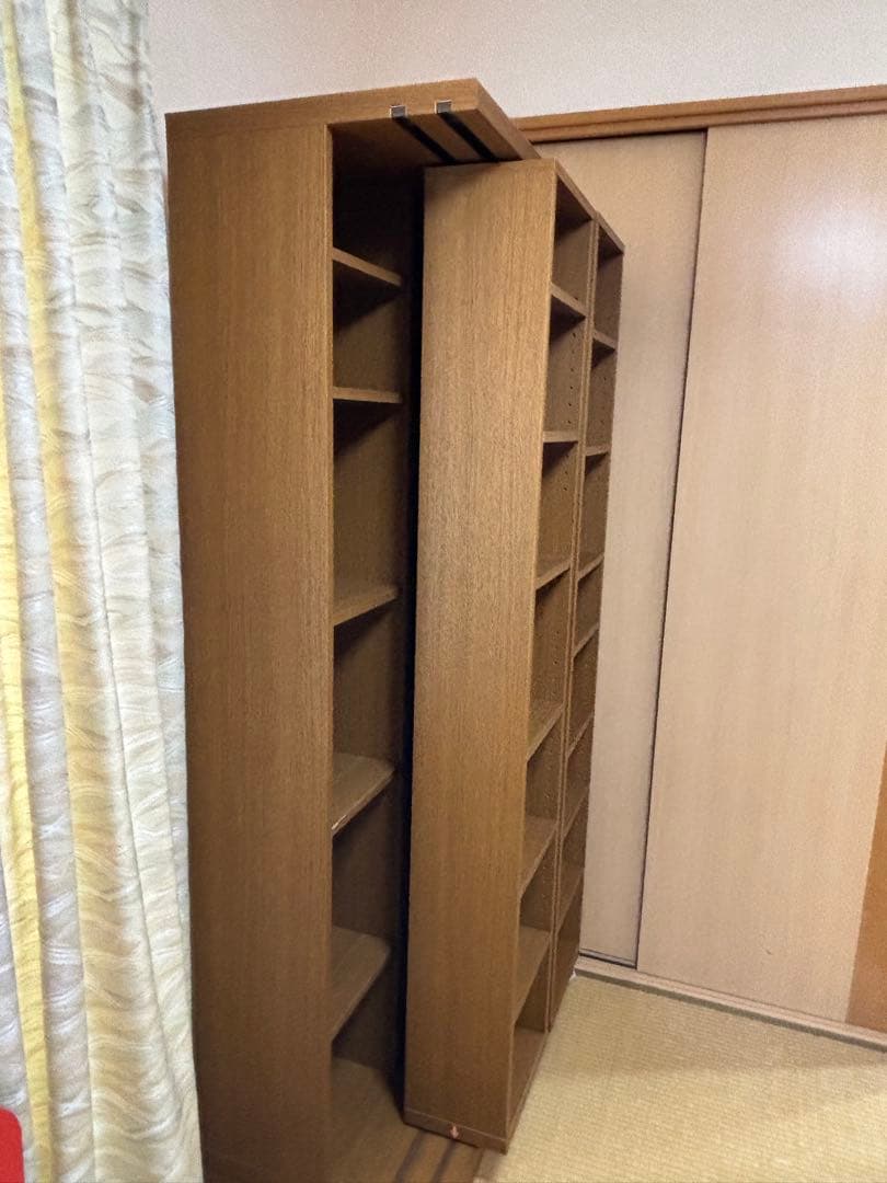 値下げ　スライド本棚　丸伸　通販生活