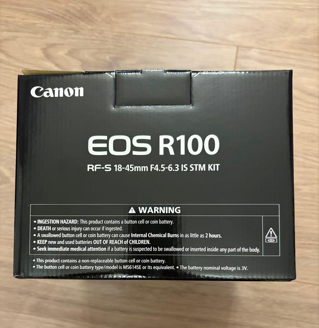 【新品】CanonミラーレスカメラEOS R100 レンズキット