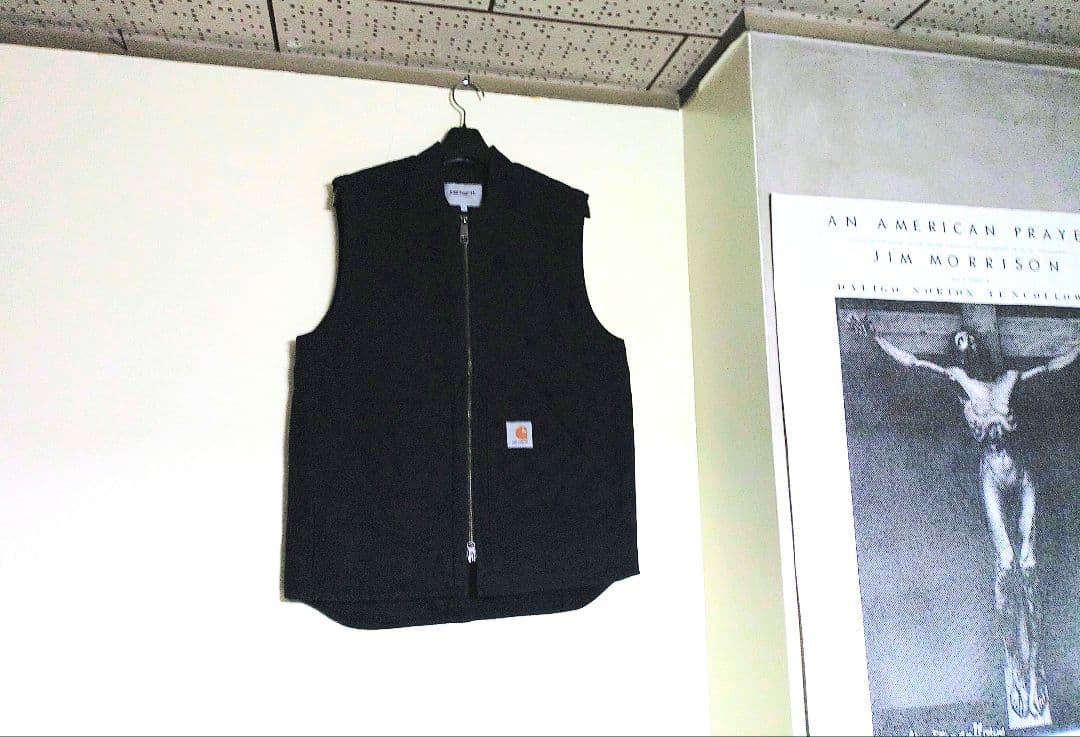 ✨今日だけ価格✨❐Carhartt WIP ダックベスト 【黒 】USED