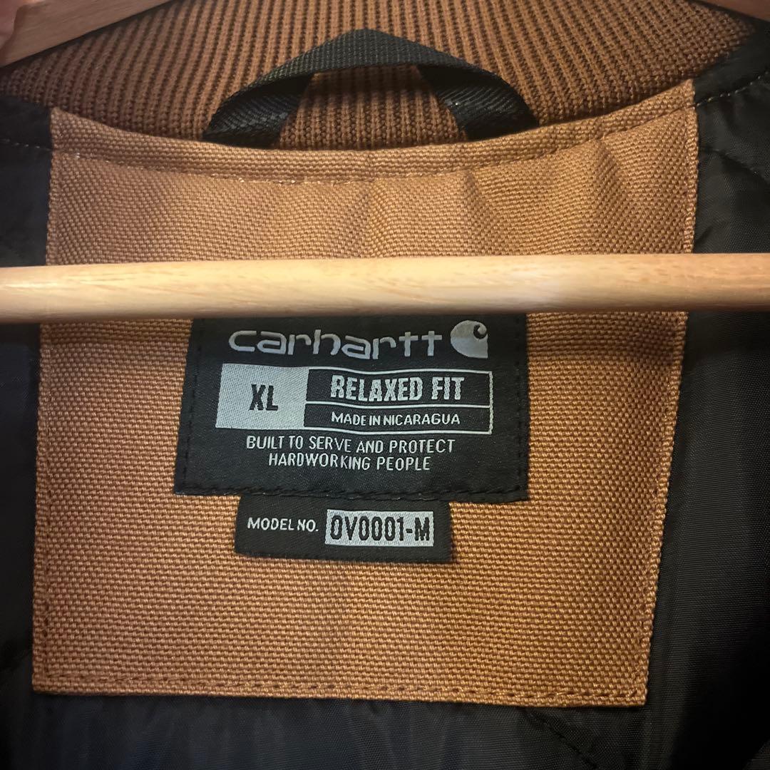 Carhartt リラックスフィット ベスト XL ブラウン