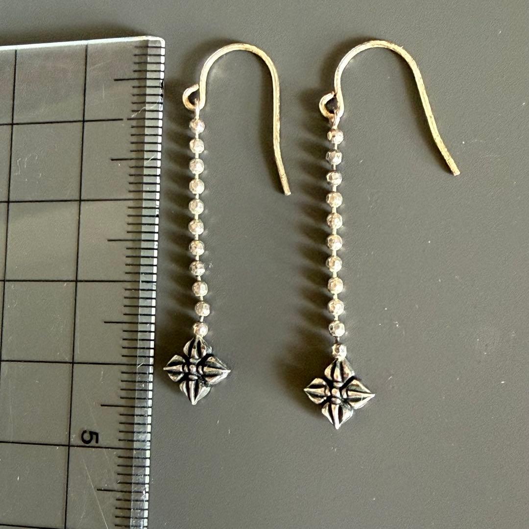 【SHAMBALLA】ダブル・ドージェ　ピアス シルバー925