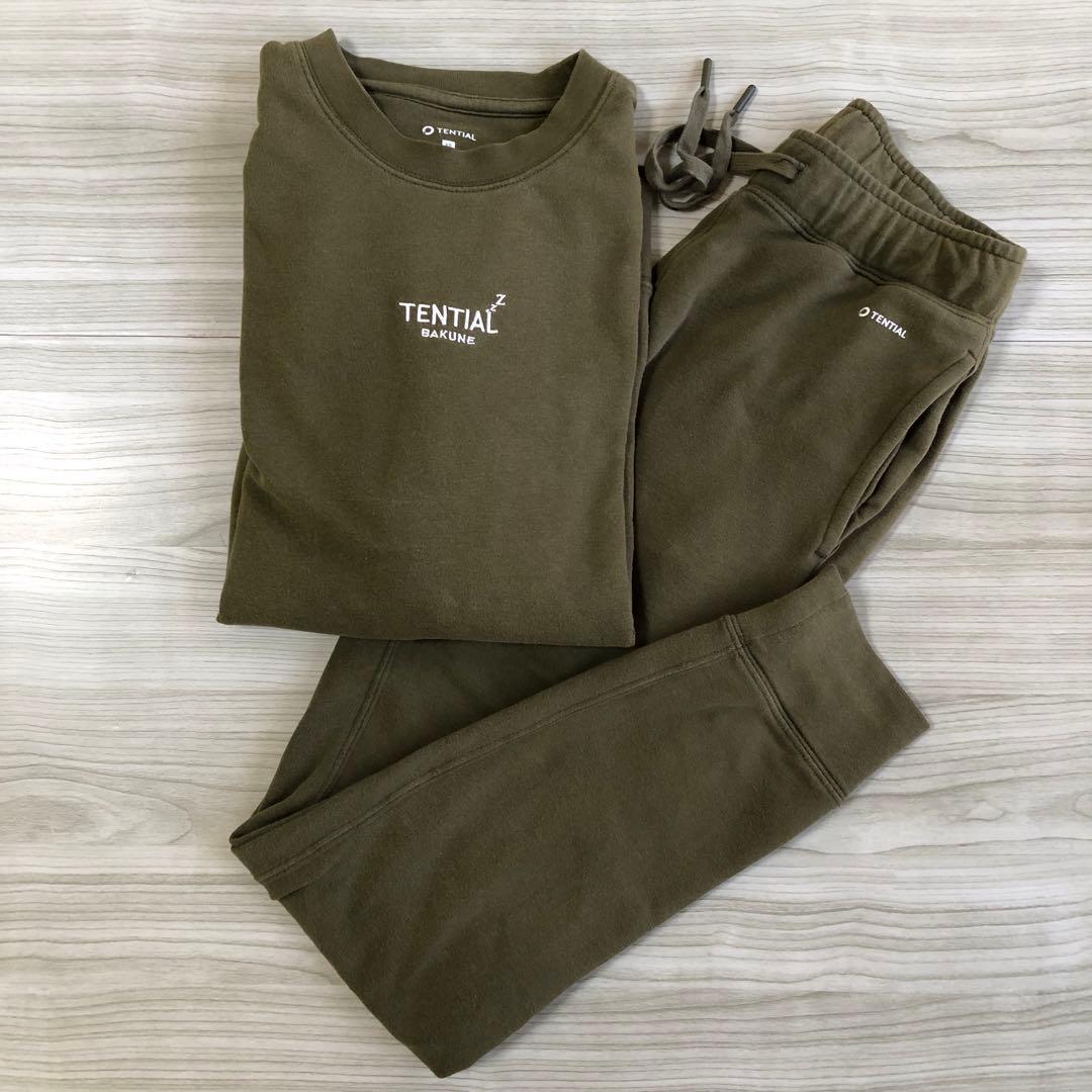 TENTIAL BAKUNE 上下セット 冬物モスグリーンXS(レディースM)