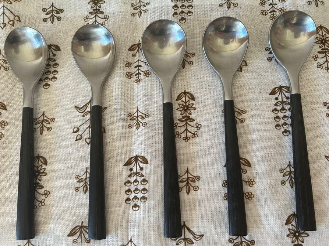 柳宗理 SORI YANAGI 黒柄カトラリー