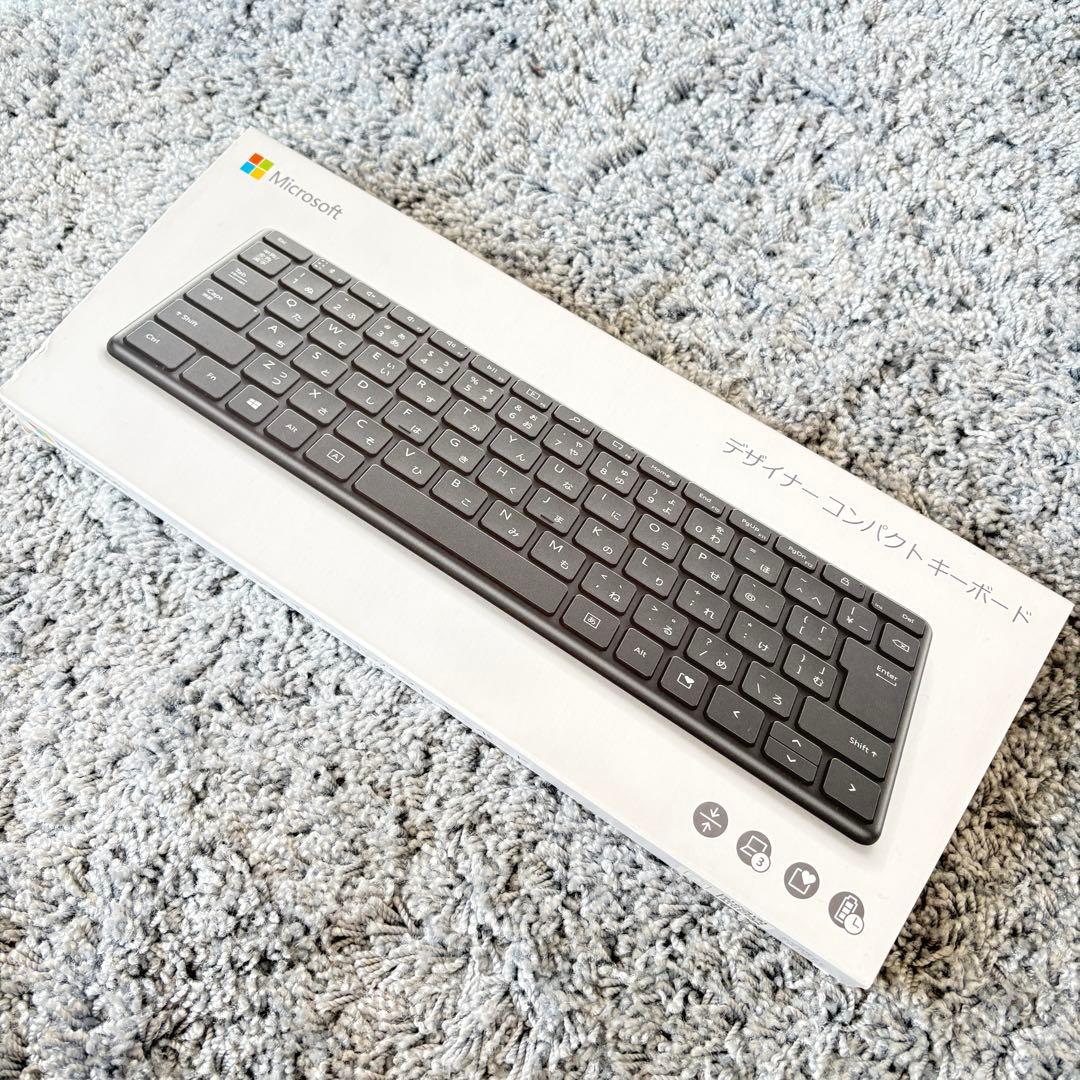 【美品】Microsoft Designer Compact Keyboard黒