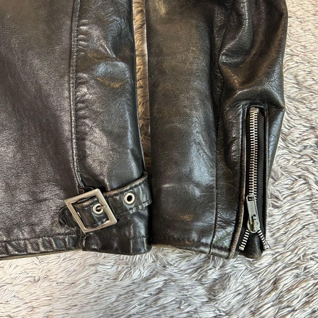 Schott ショットレザージャケット ライナー付き　シングルライダース　36㌅