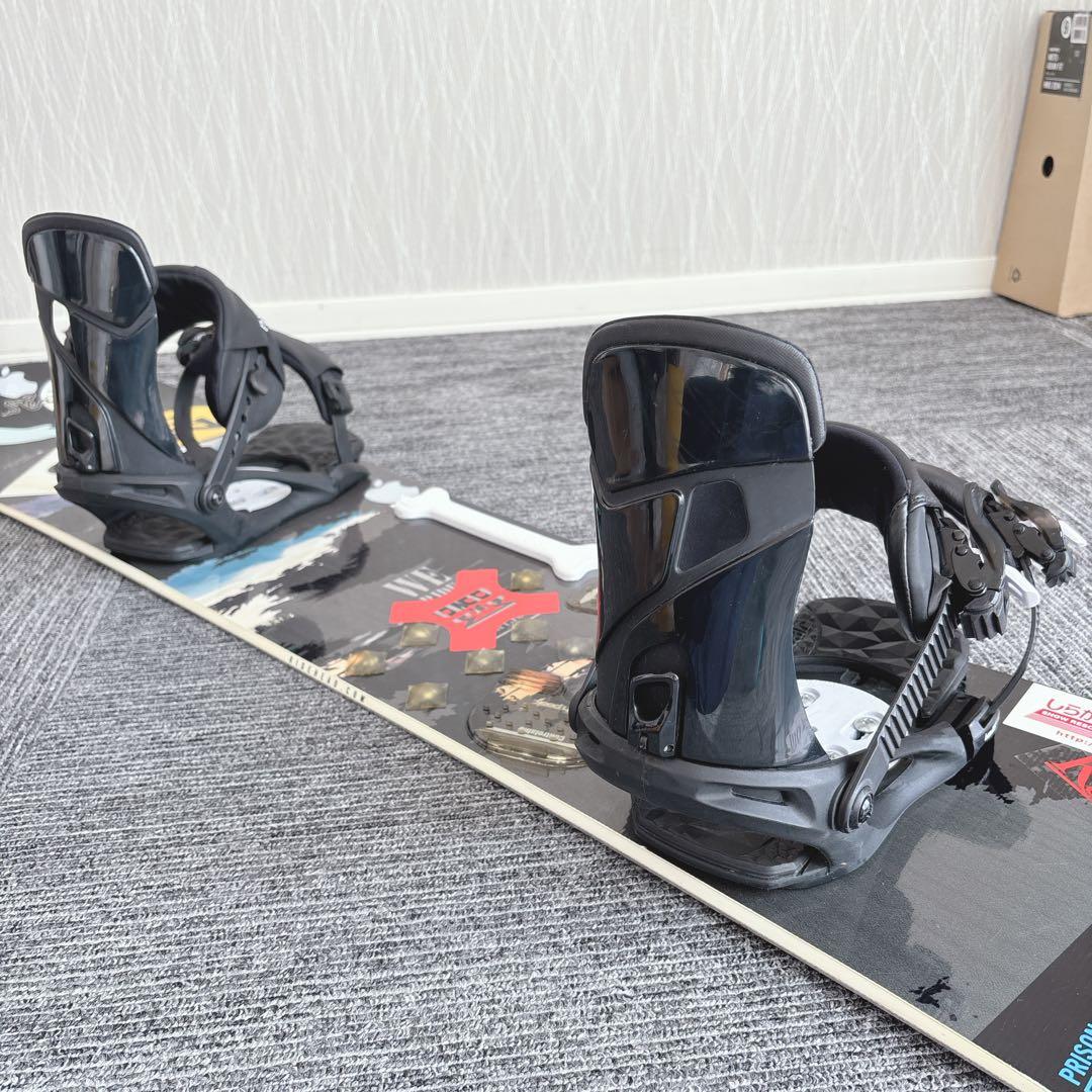 23超豪華❗️HEAD メンズスノーボードセット★スノボ151cm+ビン付