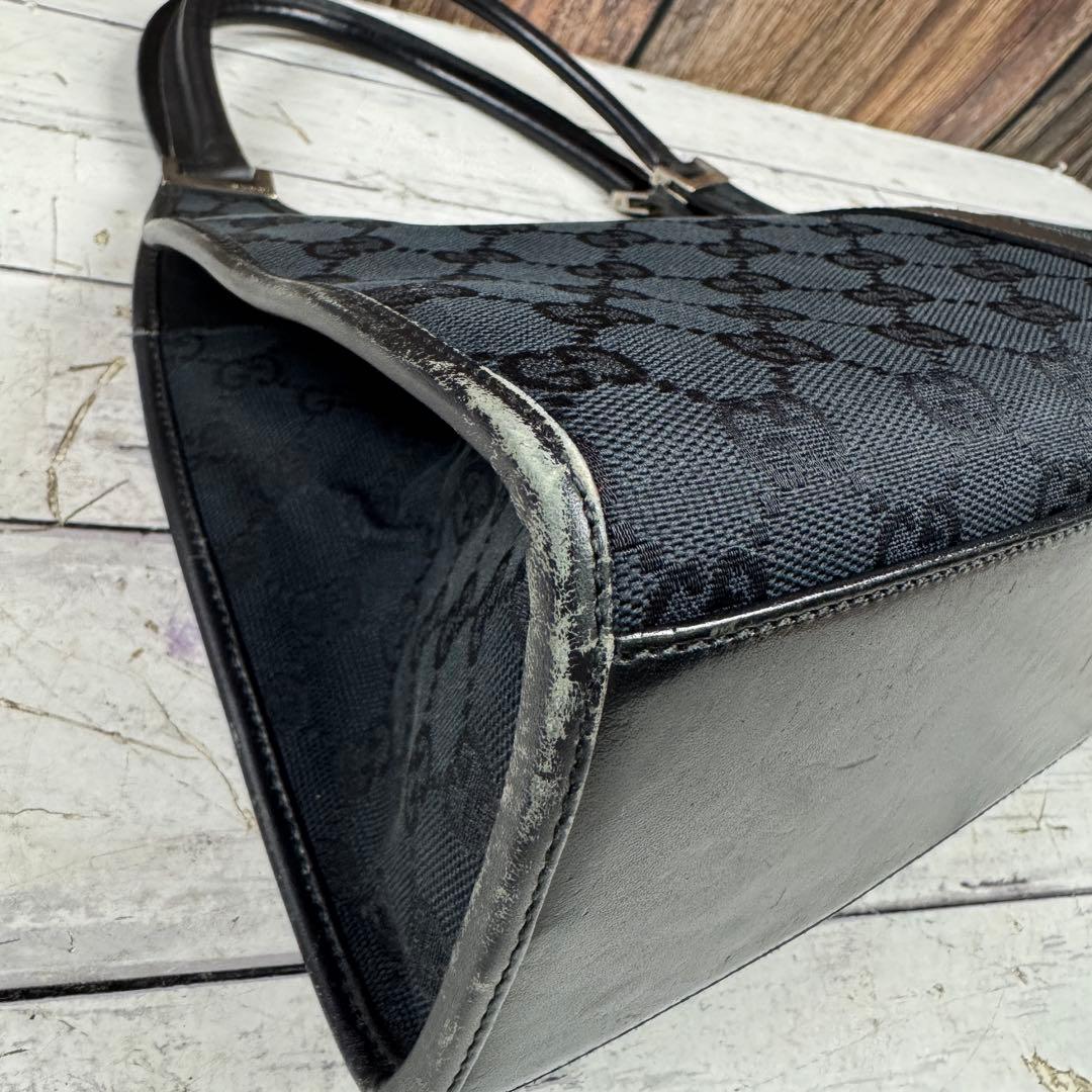 GUCCI グッチ ジャッキーライン GGキャンバス ハンドバッグ