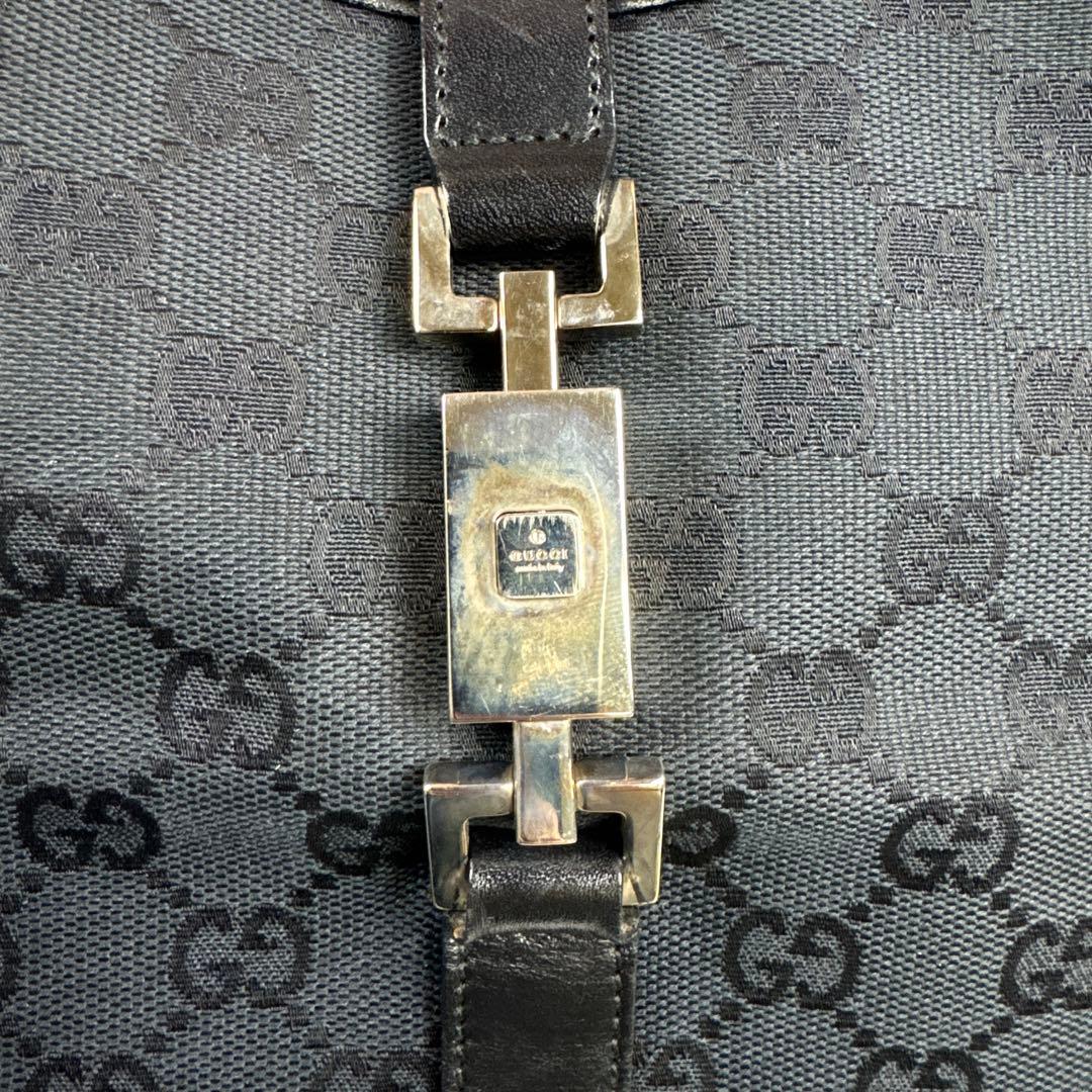 GUCCI グッチ ジャッキーライン GGキャンバス ハンドバッグ