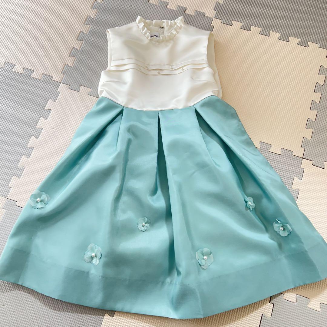 新品未使用　ファミリア　ワンピース　フォーマルドレス　パニエ付き　日本製　110