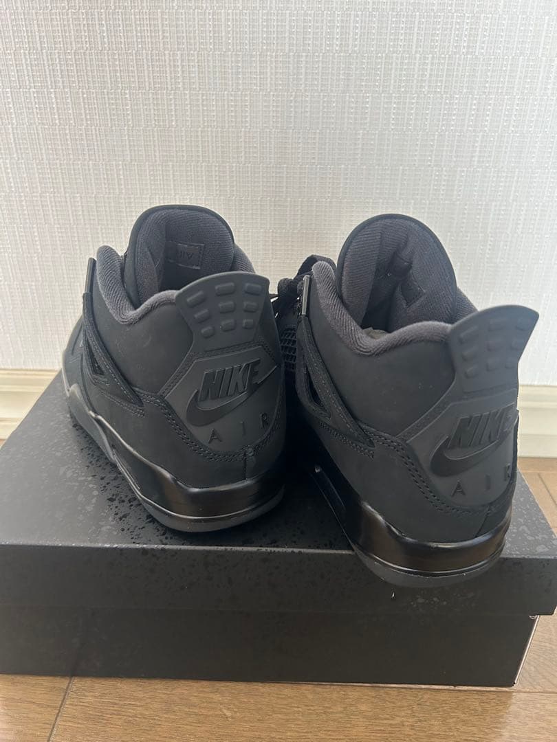 靴 Air Jordan 4 black cat 26.5cm