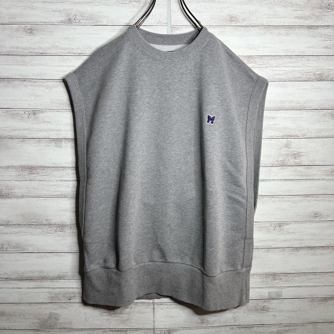 【入手困難!!】ニードルス ✈︎刺繍 ノースリーブ スウェット ワンポイント