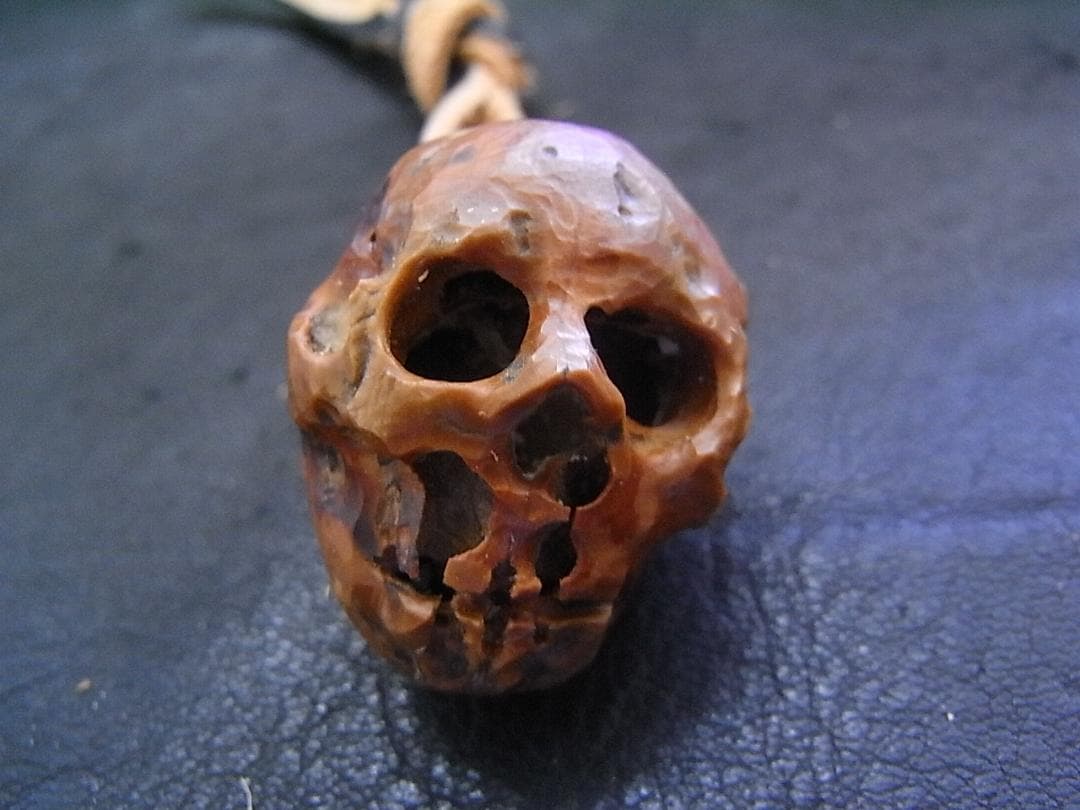 専用出品　鬼胡桃 髑髏 根付 四