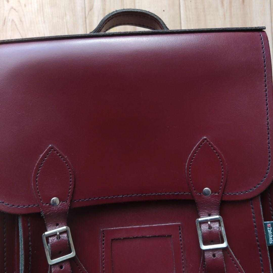 ななし☆ザッチェルズ　マルサラレッド　 レザーバックパック