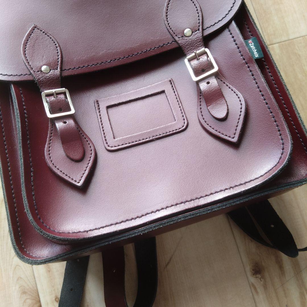 ななし☆ザッチェルズ　マルサラレッド　 レザーバックパック