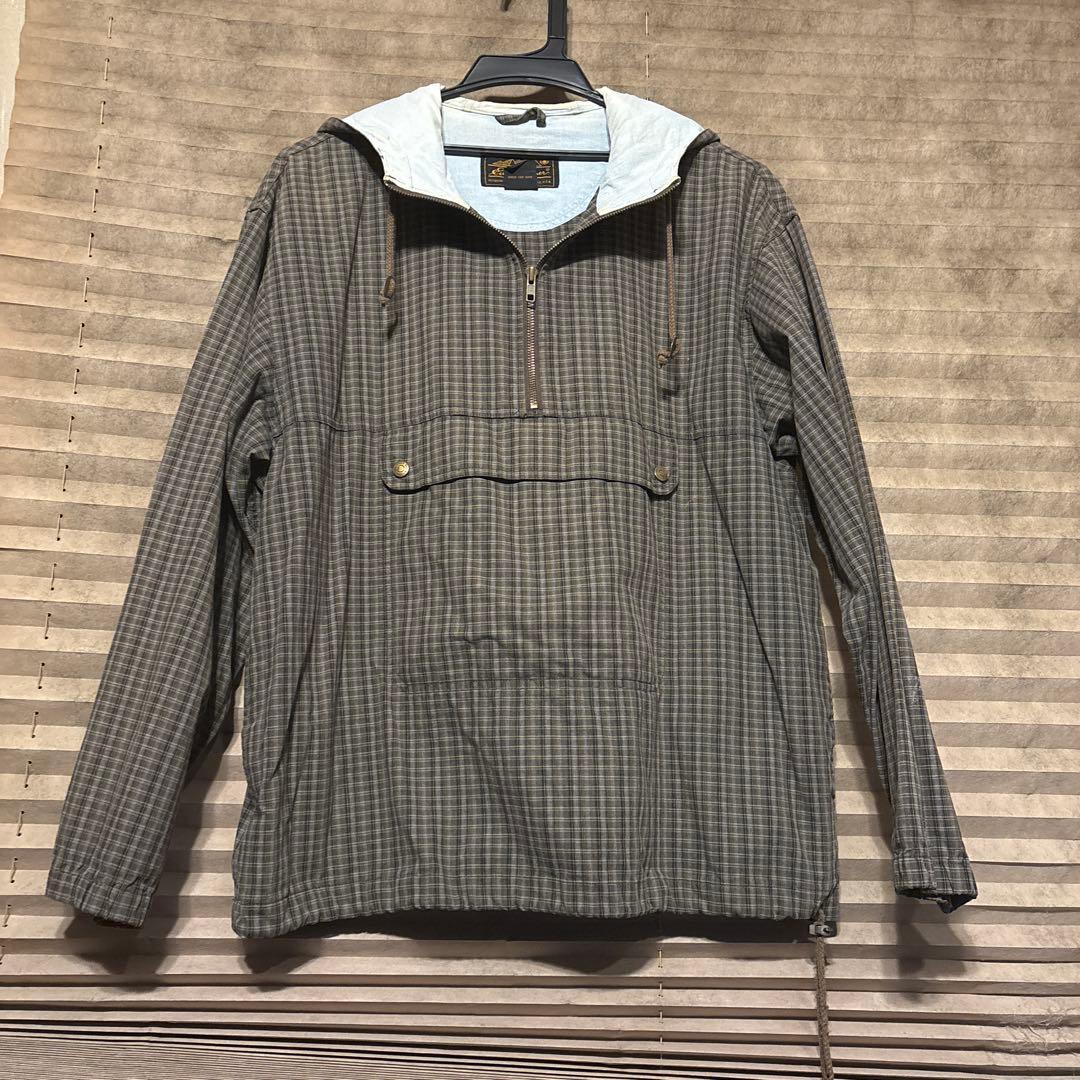 80s Eddie Bauer プルオーバー コットン アノラック パーカー