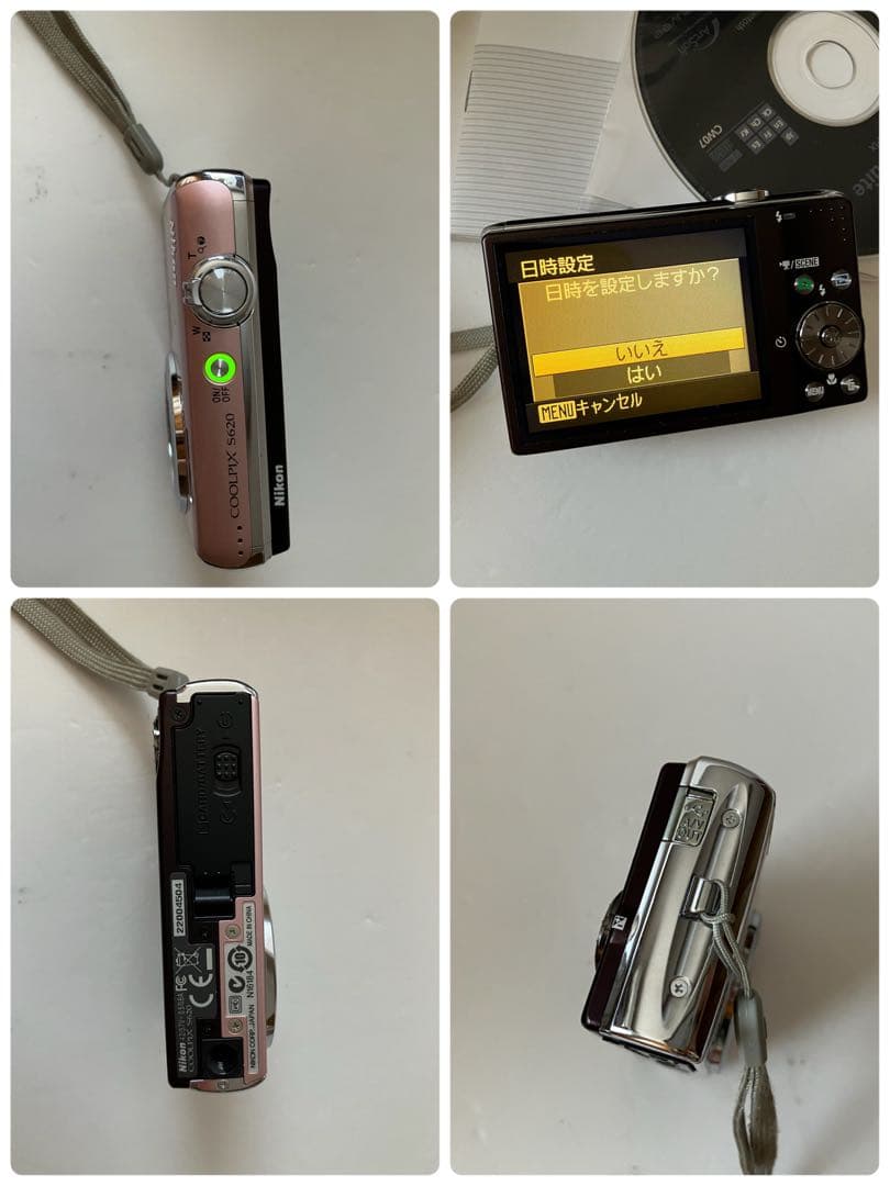 D①【ジャンク】Nikon COOLPIX S620、S6000 セット