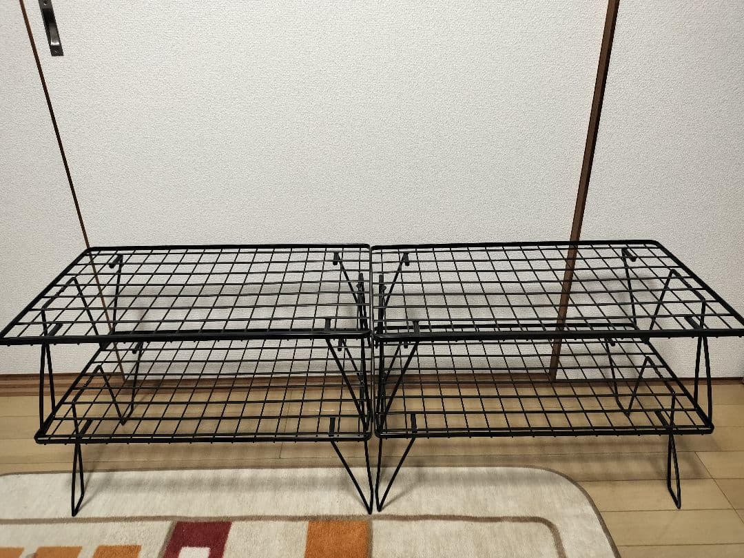 M*u様 ユニフレーム フィールドラック×4 CAMP GEEKS 天板×2