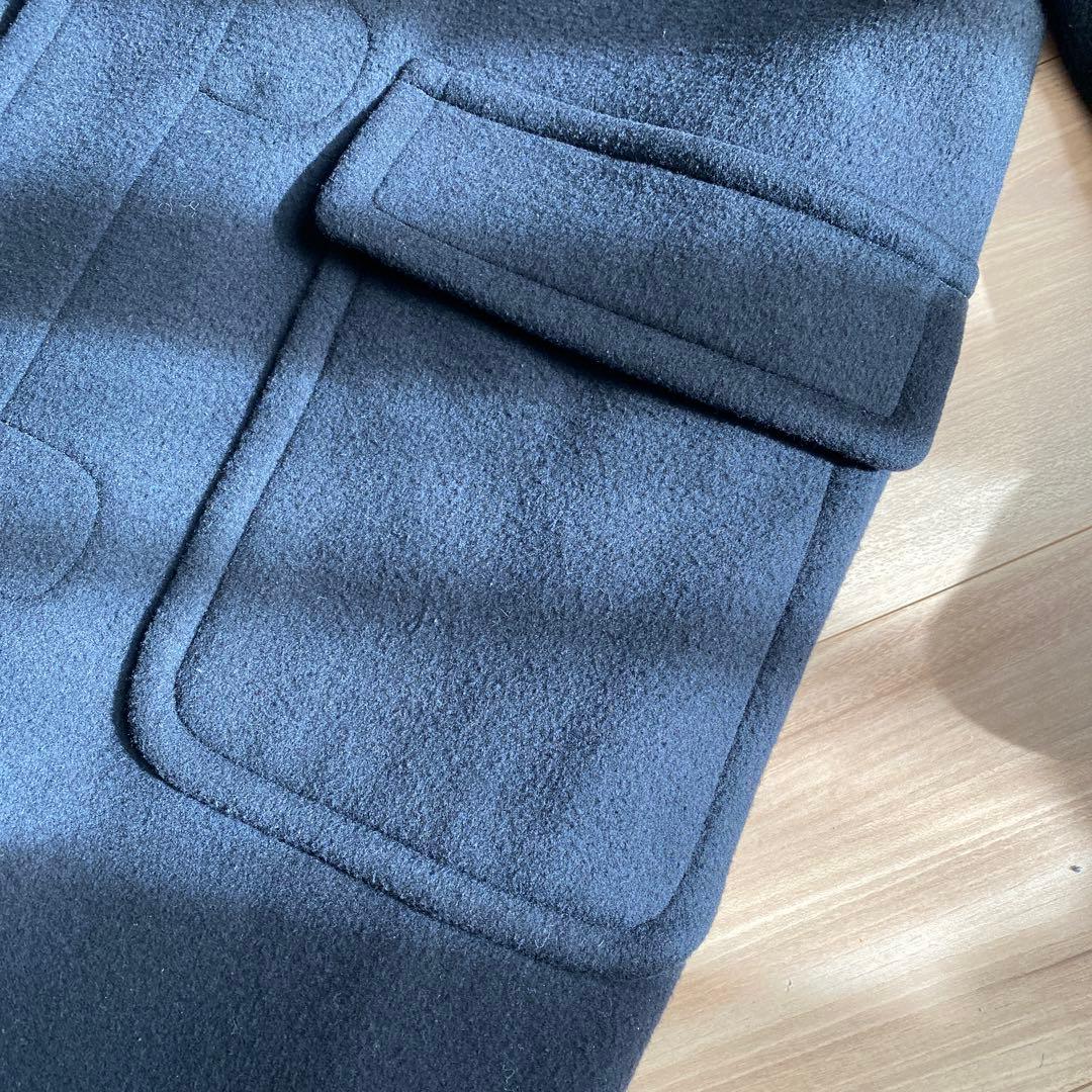 アタラクシア　フード付きダッフルコート　黒