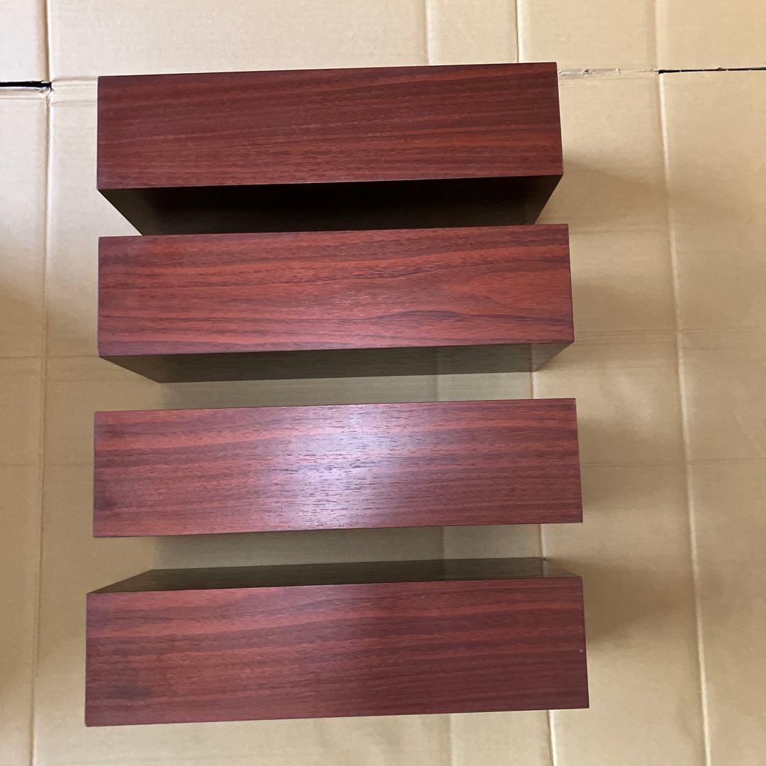 コーラル　ウッドブロック　4個セット