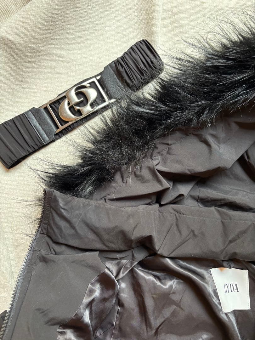 激安‼️GYDA CDベルト付き ショートダウンコート ブラック
