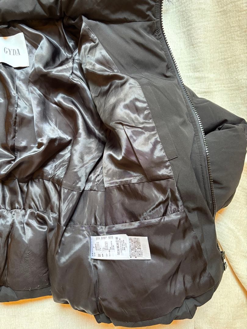 激安‼️GYDA CDベルト付き ショートダウンコート ブラック