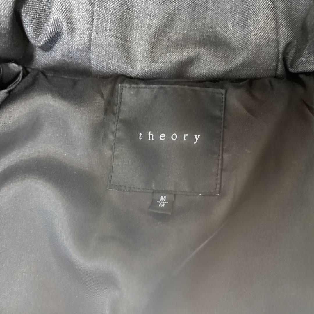 お値下げ　theory グレー ダッフルコート Mサイズ表記　日本サイズＬ