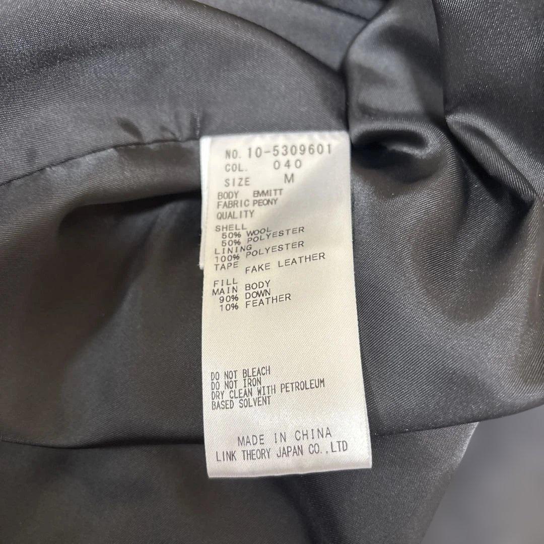 お値下げ　theory グレー ダッフルコート Mサイズ表記　日本サイズＬ