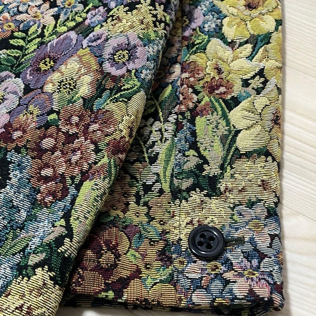 BEAMS BOY ゴブラン織花柄コート