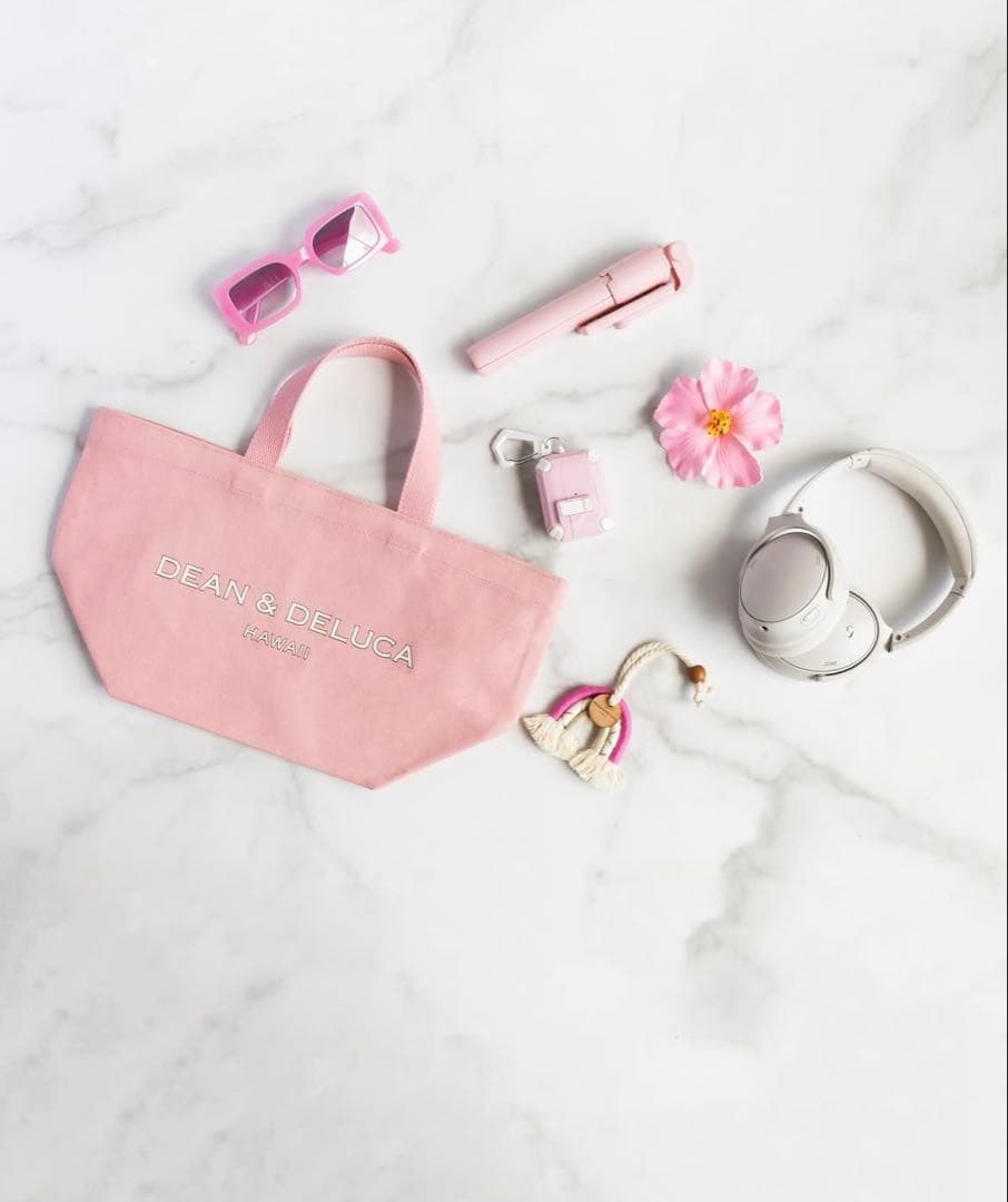 DEAN & DELUCA ピンクエコバッグ2点セット ハワイ限定