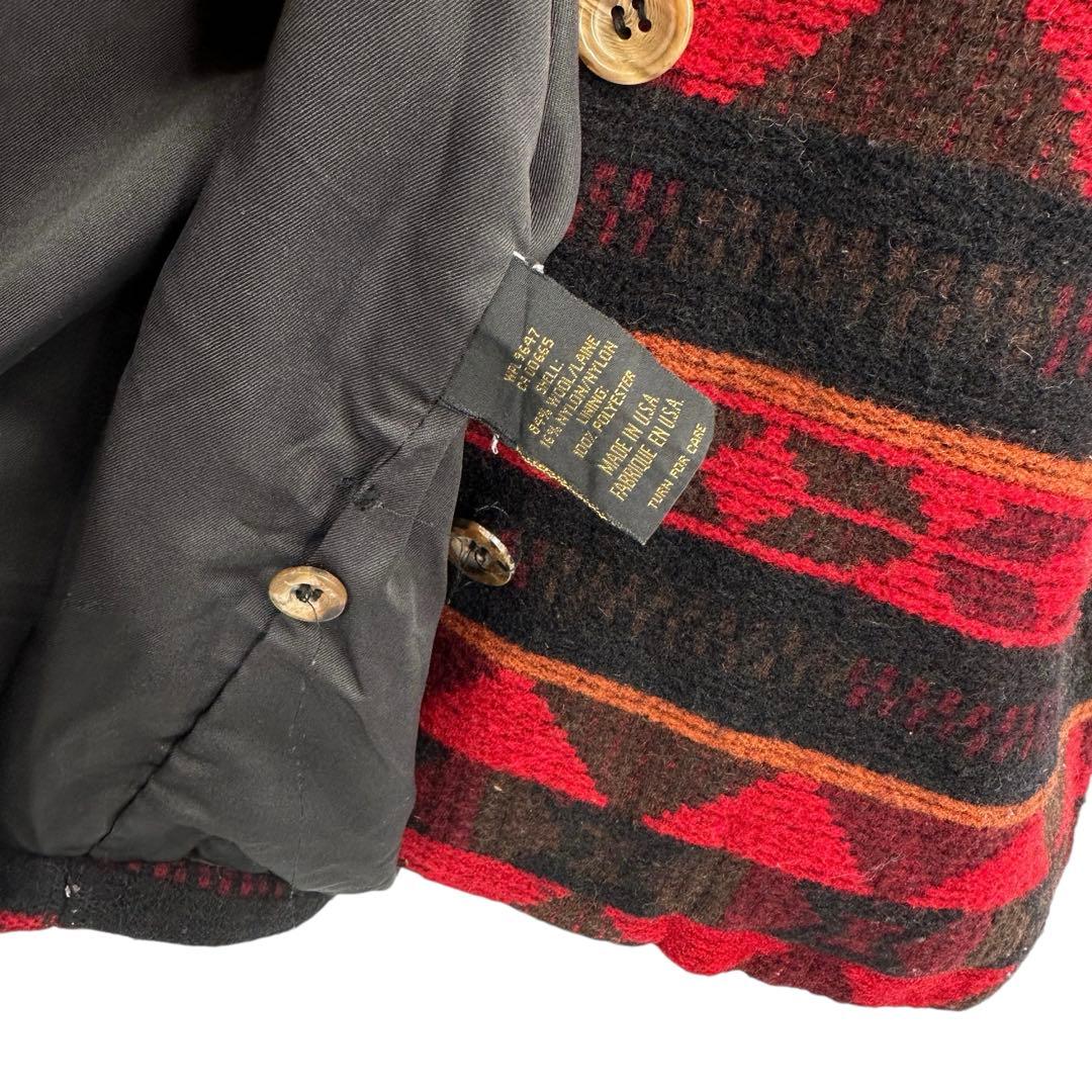 80's エディバウアー ネイティブ柄 ウールジャケット Eddie Bauer