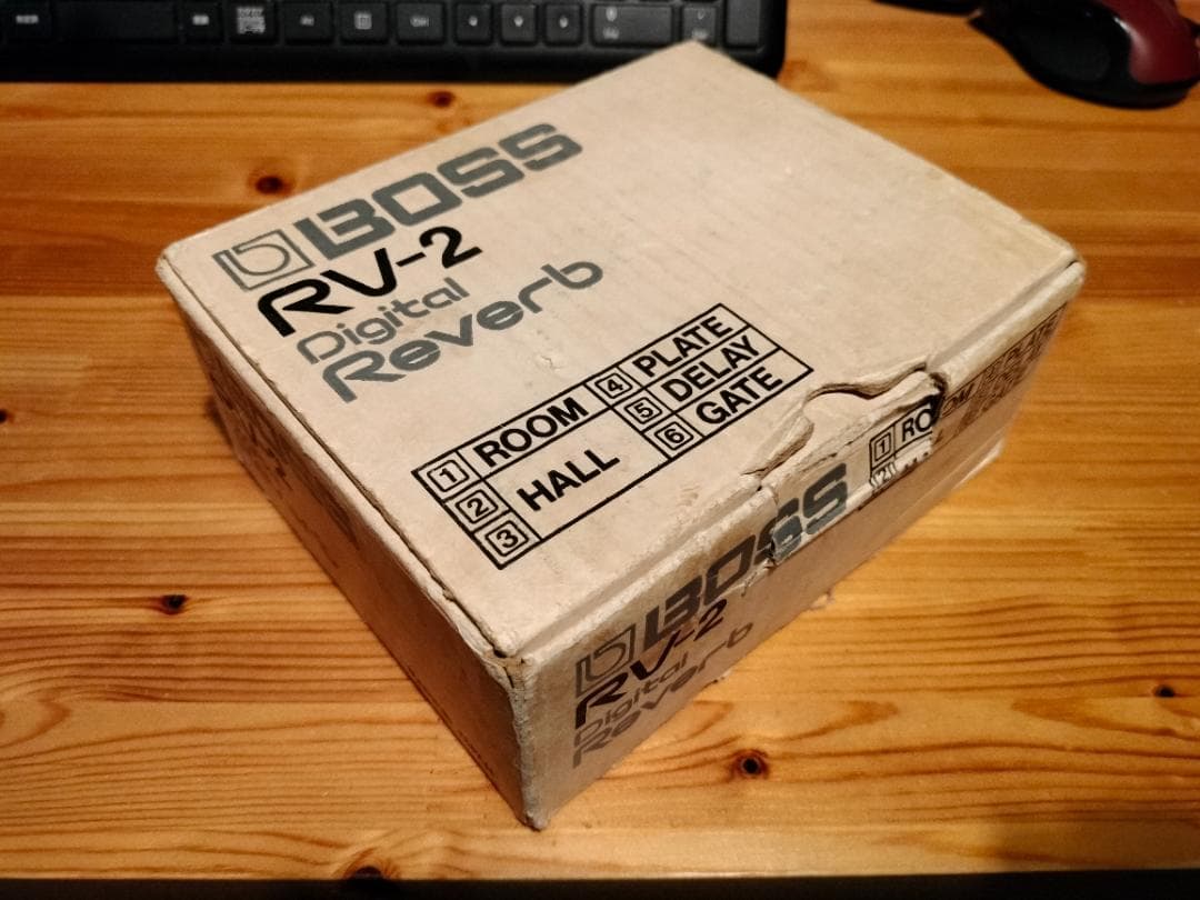 BOSS RV-2 初代デジタルリバーブ(1987年12月 日本製)