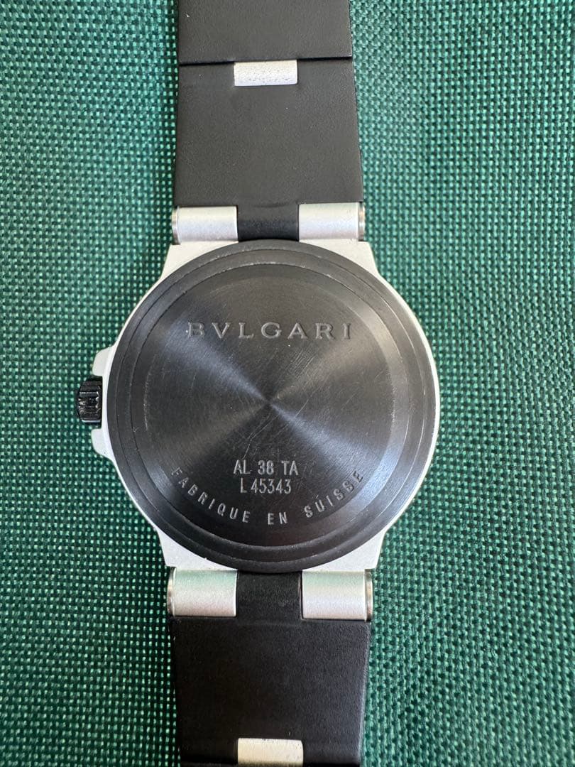 BVLGARI ブルガリ アルミニウム AL38TA 不動 現状品