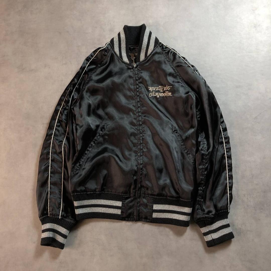 WQ233●HYSTERIC GLAMOUR : バイクガール刺繍 スカジャン