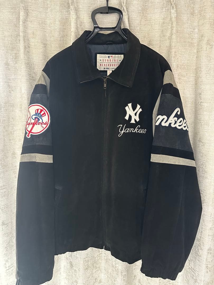 MLB ニューヨークヤンキース スタジャン ブラック XL