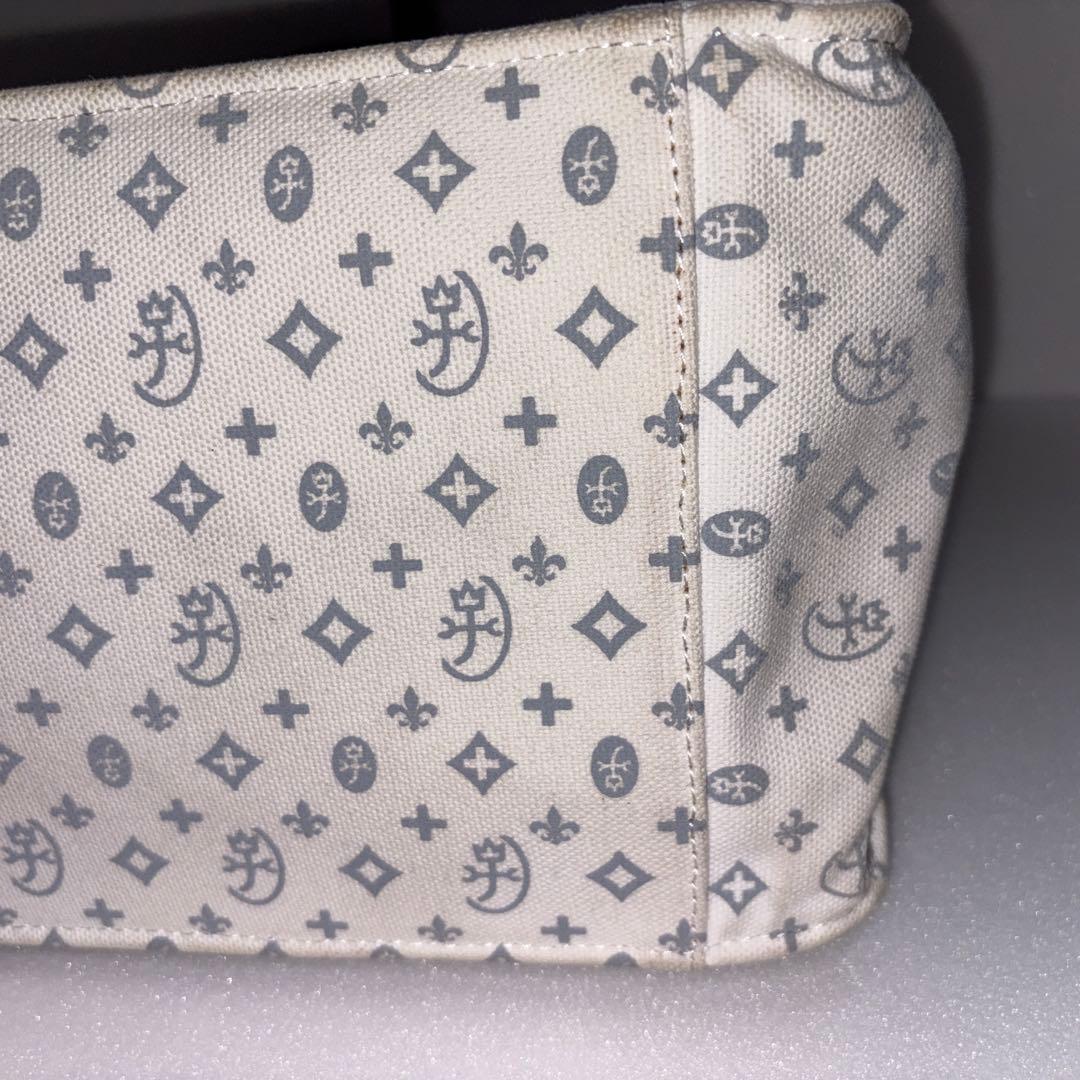 美品CASTELBAJAC ロゴプリント ドライビングトートバッグ